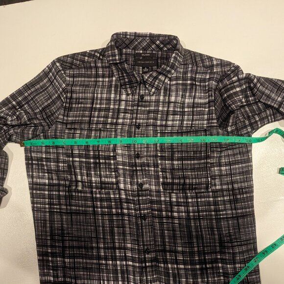 Olivia Investment Size Small (But more like a large) Black/White Blouse - Picture 11 of 14